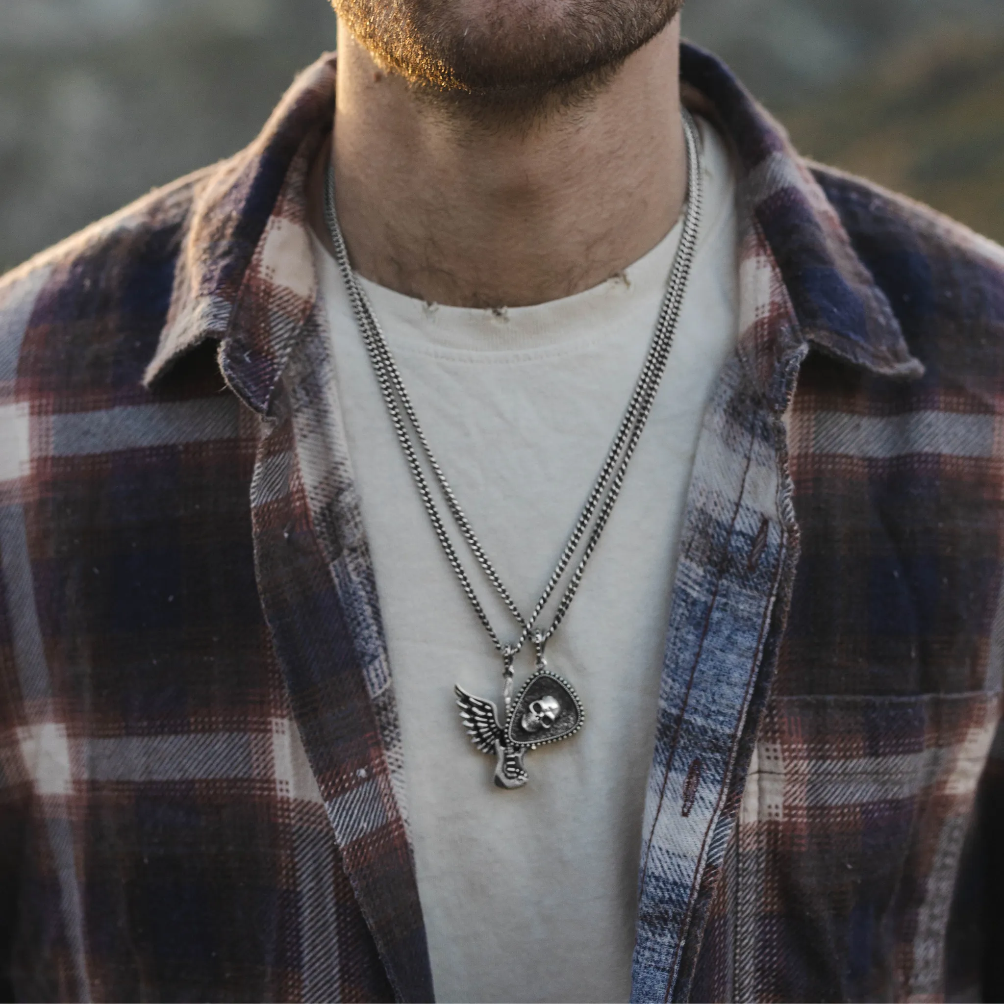 Winged Guitar Pendant sold by King Baby Studio product image thumbnail 4