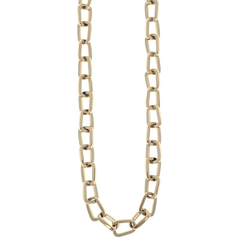 10K Gold Pop Top Cut Out Necklace sold by King Baby Studio