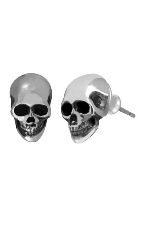 Skull Post Earrings sold by King Baby Studio