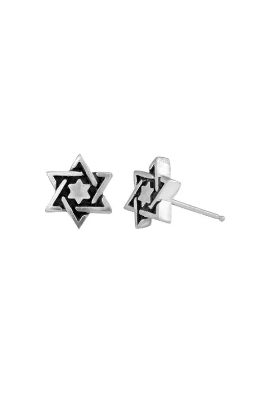 Star of David Post Earrings sold by King Baby Studio