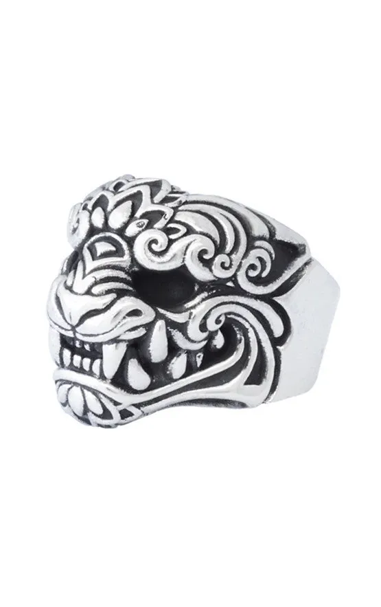 Oni Mask Ring sold by King Baby Studio