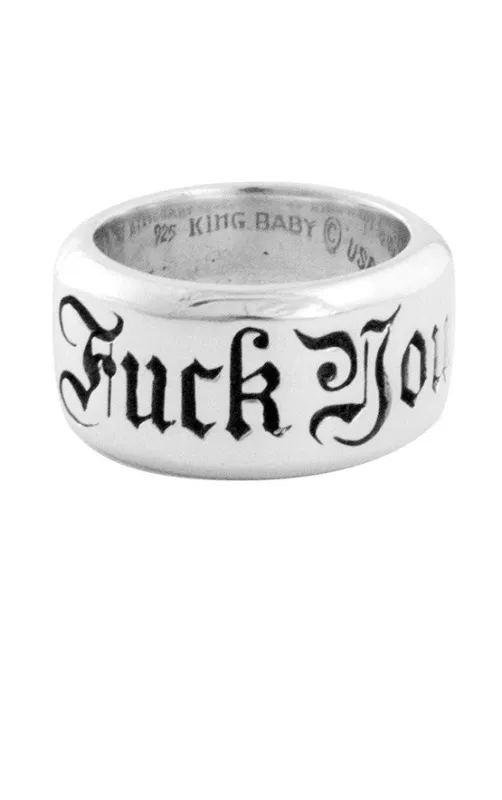 Fuck You Ring sold by King Baby Studio