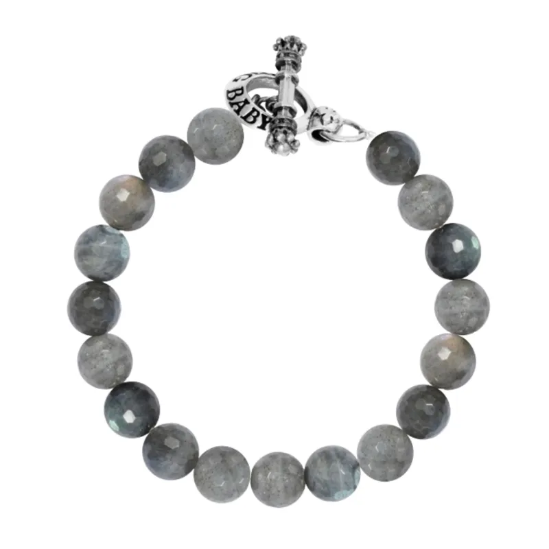 10mm Labradorite Bracelet w/Toggle Clasp sold by King Baby Studio