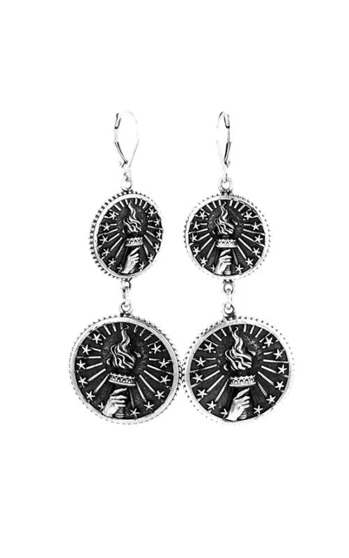 Torch Concho Earrings sold by King Baby Studio