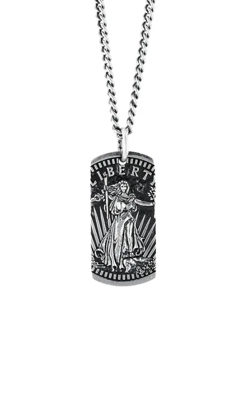 Liberty Dog Tag Pendant sold by King Baby Studio