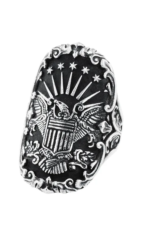 American Eagle Shield Ring sold by King Baby Studio