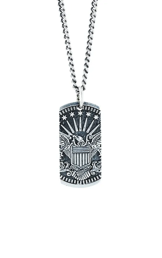 Eagle Dog Tag Pendant sold by King Baby Studio