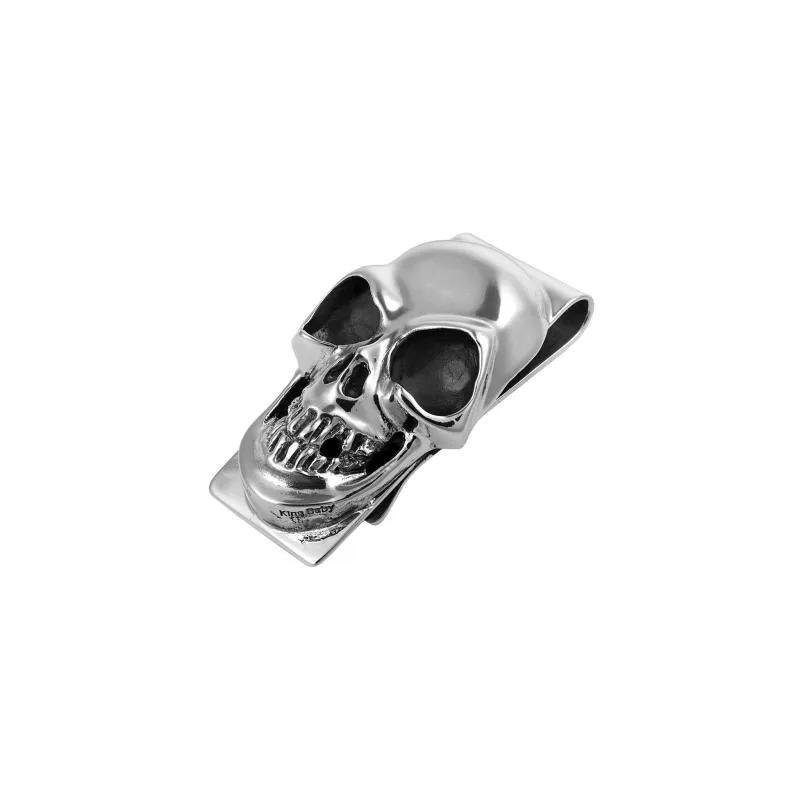 Large Skull Money Clip made by King Baby Studio
