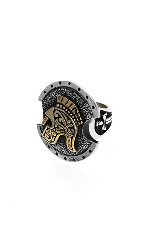 Spartan Shield Ring sold by King Baby Studio