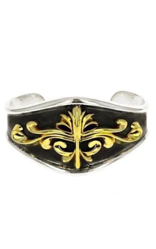 KB Scroll Shield Cuff sold by King Baby Studio