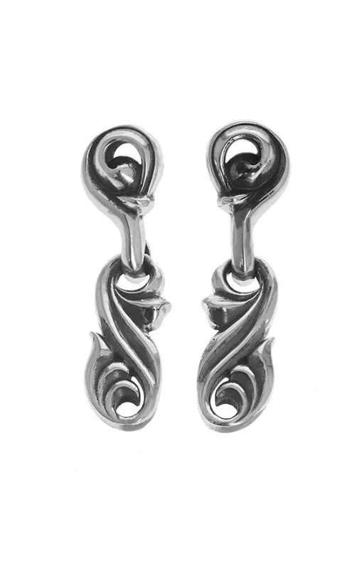 Classic Drop Scroll Earrings sold by King Baby Studio