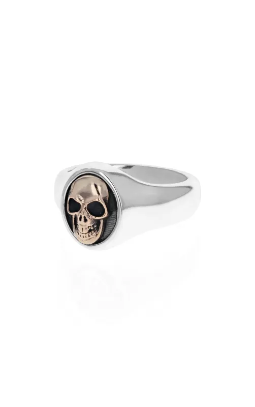 Skull Motif Ring with Gold Alloy sold by King Baby Studio