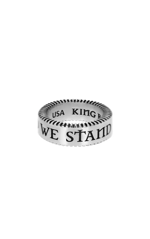 The "United We Stand" Ring sold by King Baby Studio
