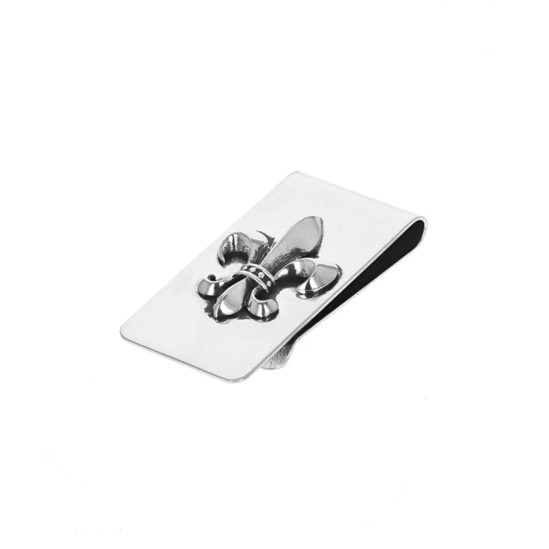 Money Clip With Fleur de Lis made by King Baby Studio
