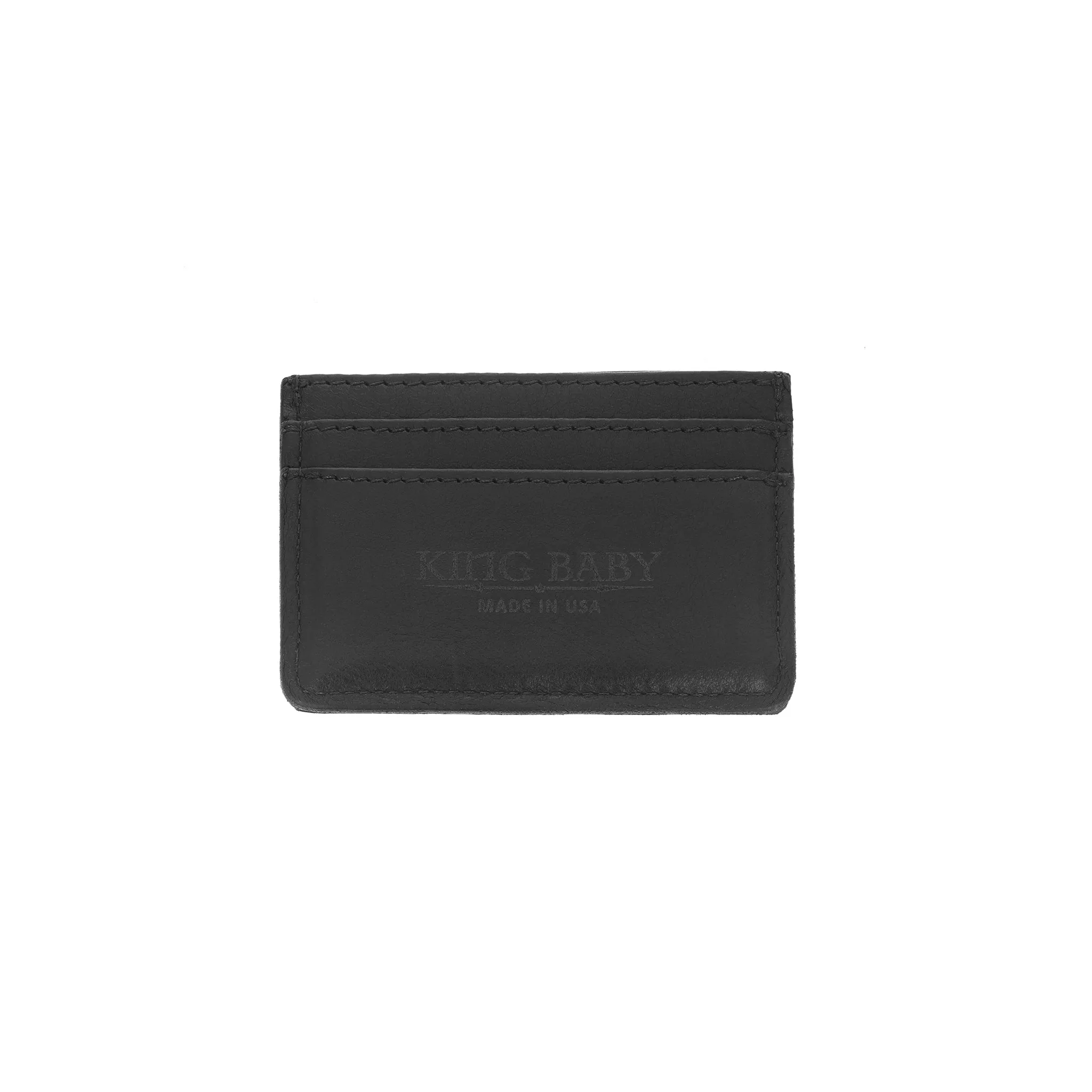 Horizontal Stingray Card Holder Wallet w/ Silver Skull sold by King Baby Studio product image thumbnail 2