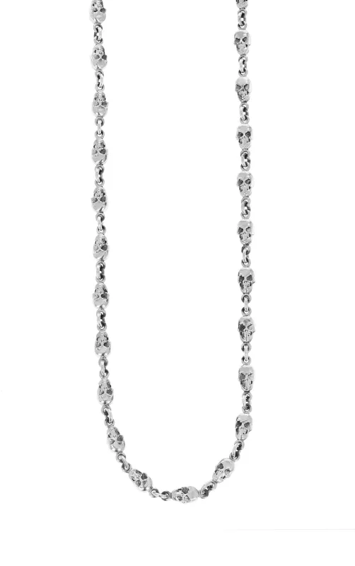 Small Skull Chain Necklace sold by King Baby Studio