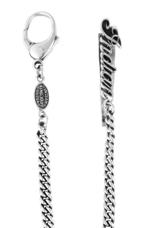 Indian Script Logo Wallet Chain sold by King Baby Studio