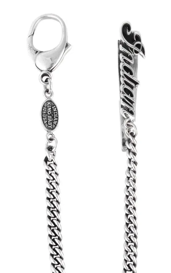 Indian Script Logo Wallet Chain sold by King Baby Studio