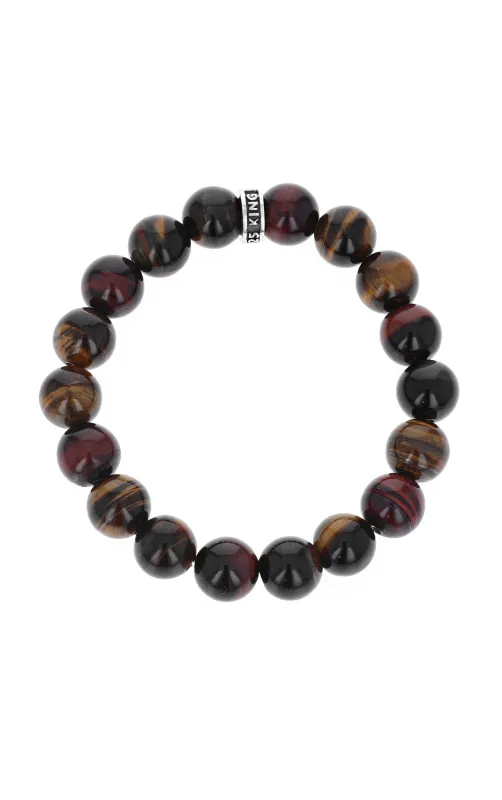Red Tiger Eye Bracelet with Logo Ring sold by King Baby Studio