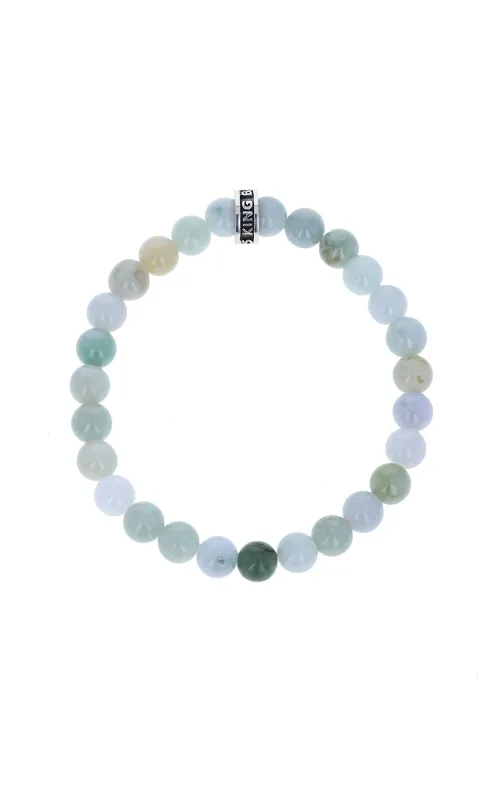 Burma Jade Bracelet with Logo Ring sold by King Baby Studio