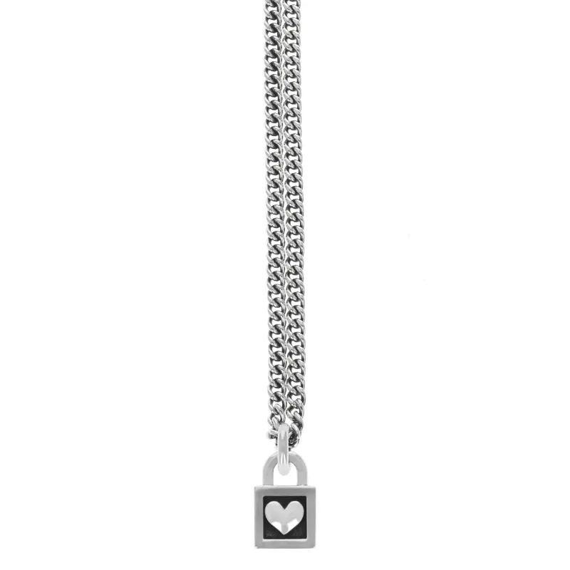 Heart Padlock Pendant made by King Baby Studio