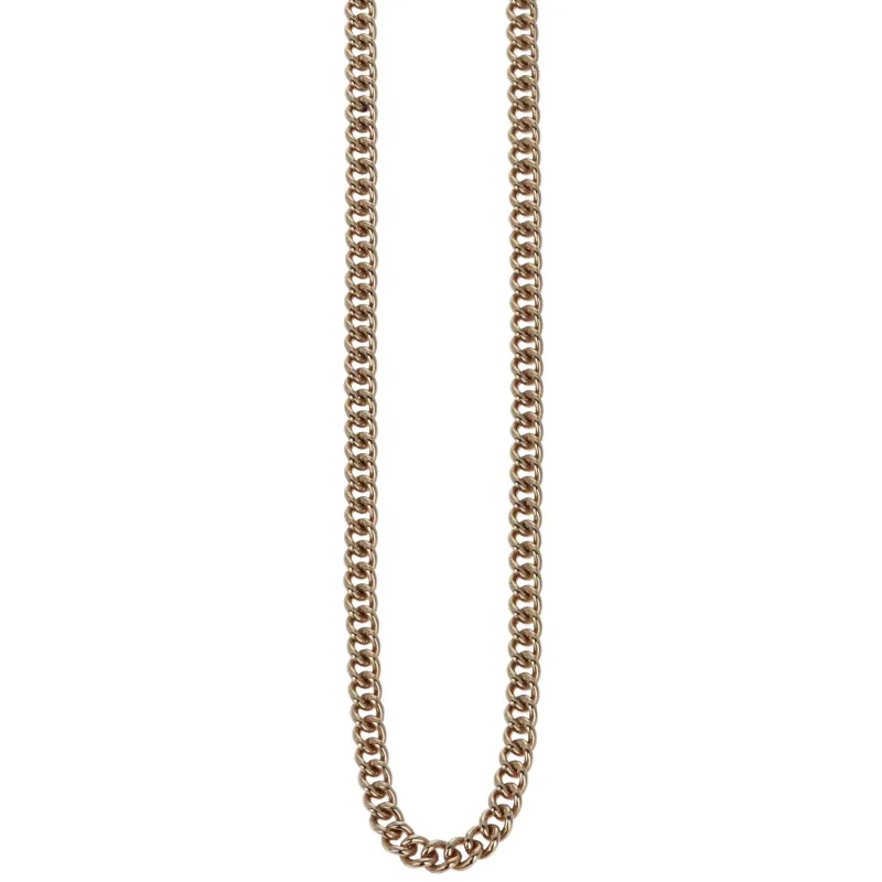 Fine Curb Link Necklace 10K Yellow Gold sold by King Baby Studio