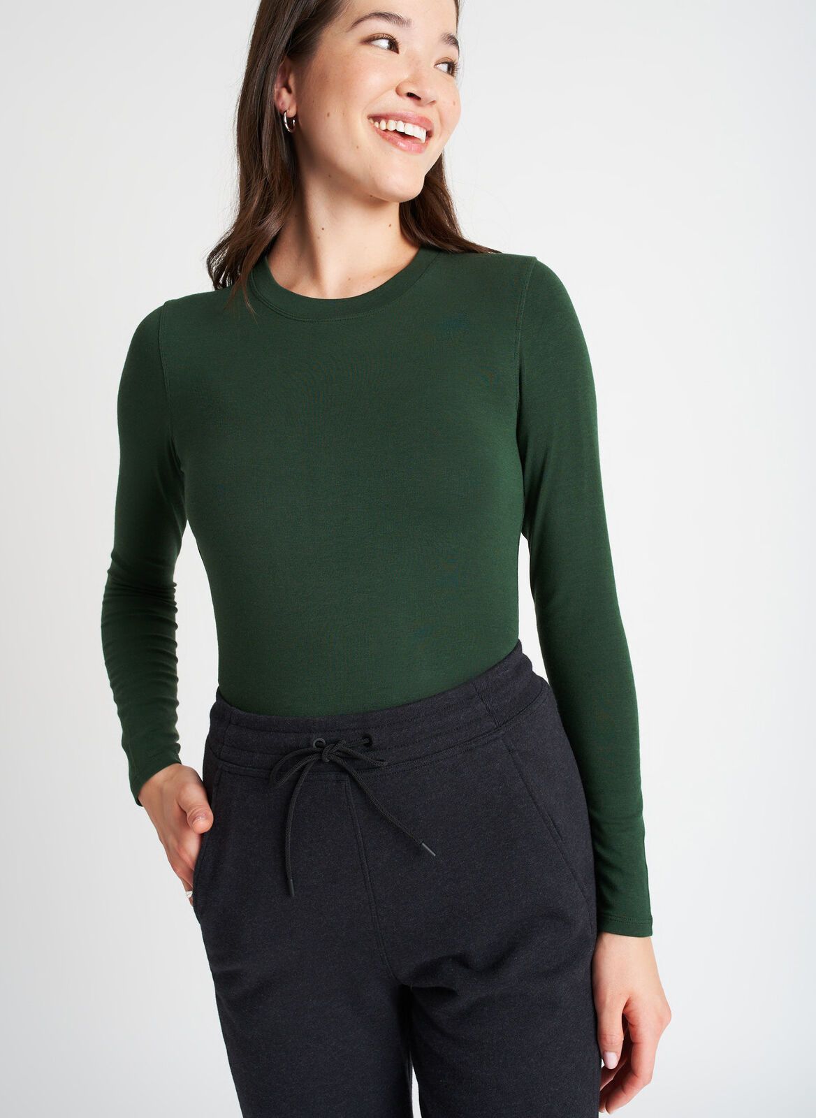 Kit Long Sleeve Crewneck Tee sold by Kit and Ace product image thumbnail 25