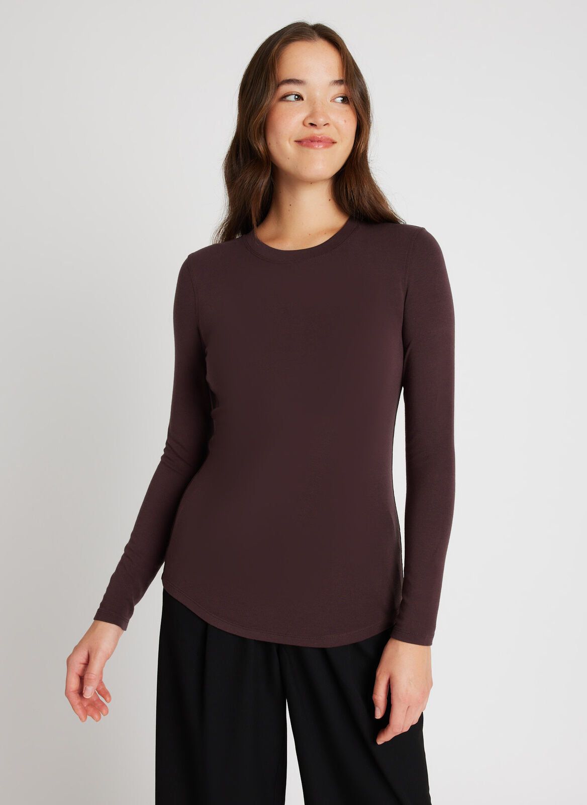 Kit Long Sleeve Crewneck Tee sold by Kit and Ace product image thumbnail 38