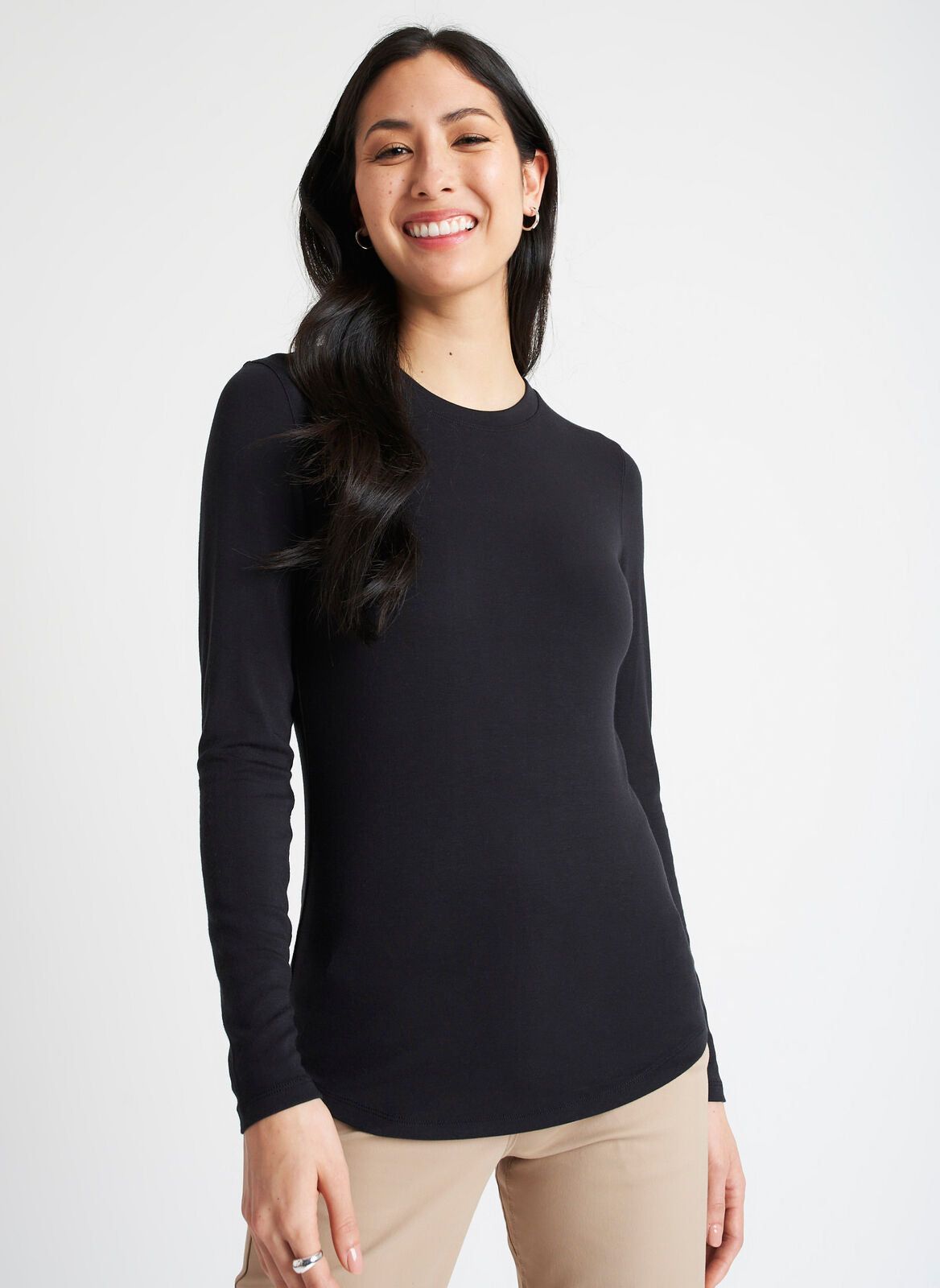 Kit Long Sleeve Crewneck Tee sold by Kit and Ace product image thumbnail 6