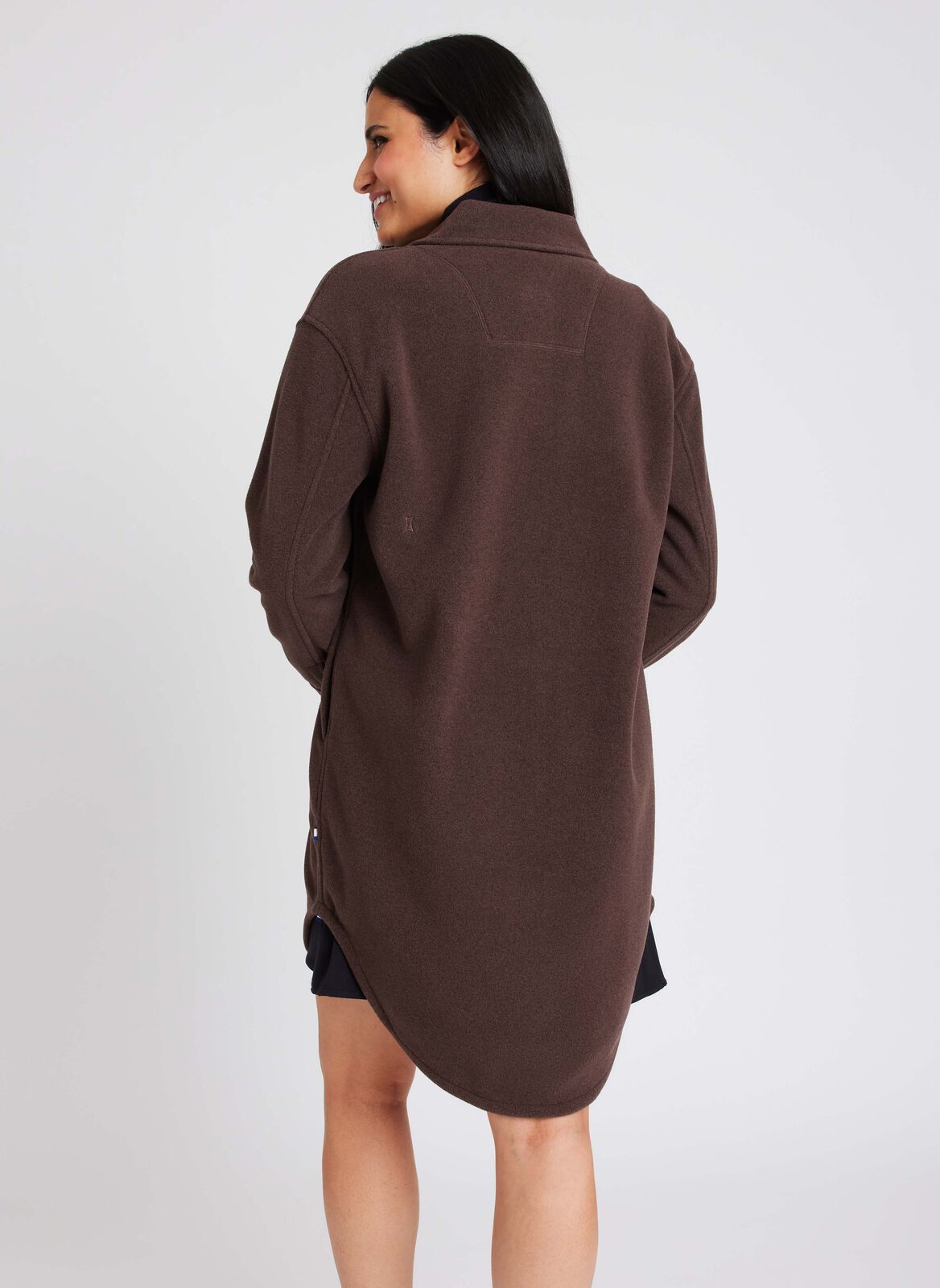 Hygge Fleece Long Shirt Jacket sold by Kit and Ace product image thumbnail 3