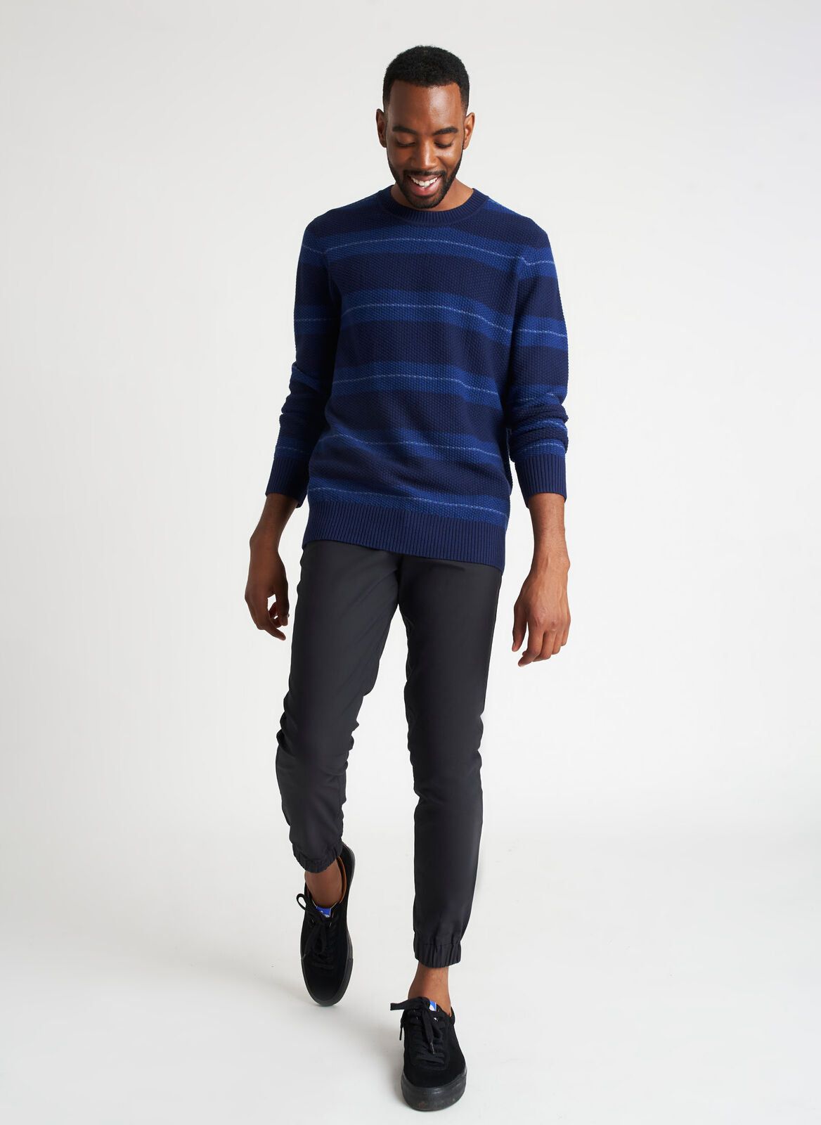 Merino Waffle Striped Sweater sold by Kit and Ace product image thumbnail 12
