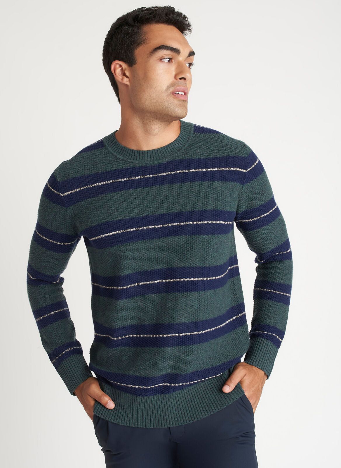 Merino Waffle Striped Sweater sold by Kit and Ace product image thumbnail 5