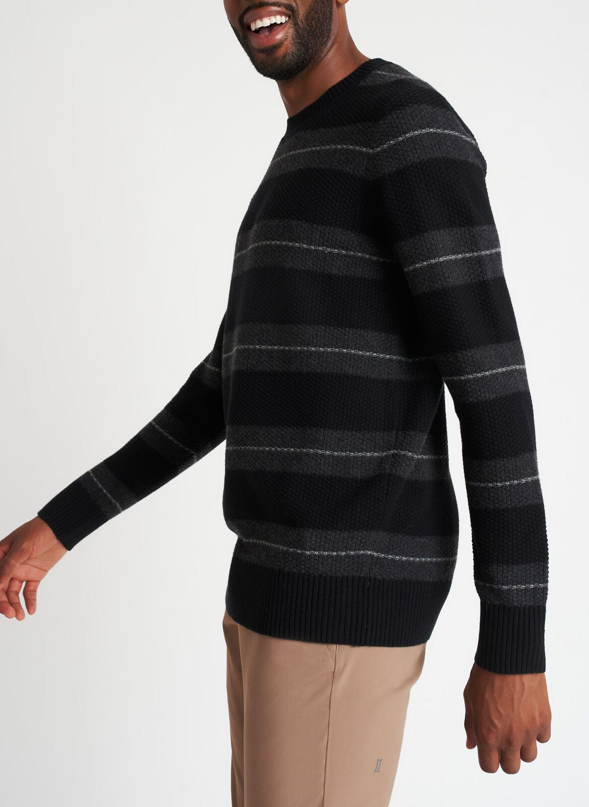 Merino Waffle Striped Sweater sold by Kit and Ace product image thumbnail 2