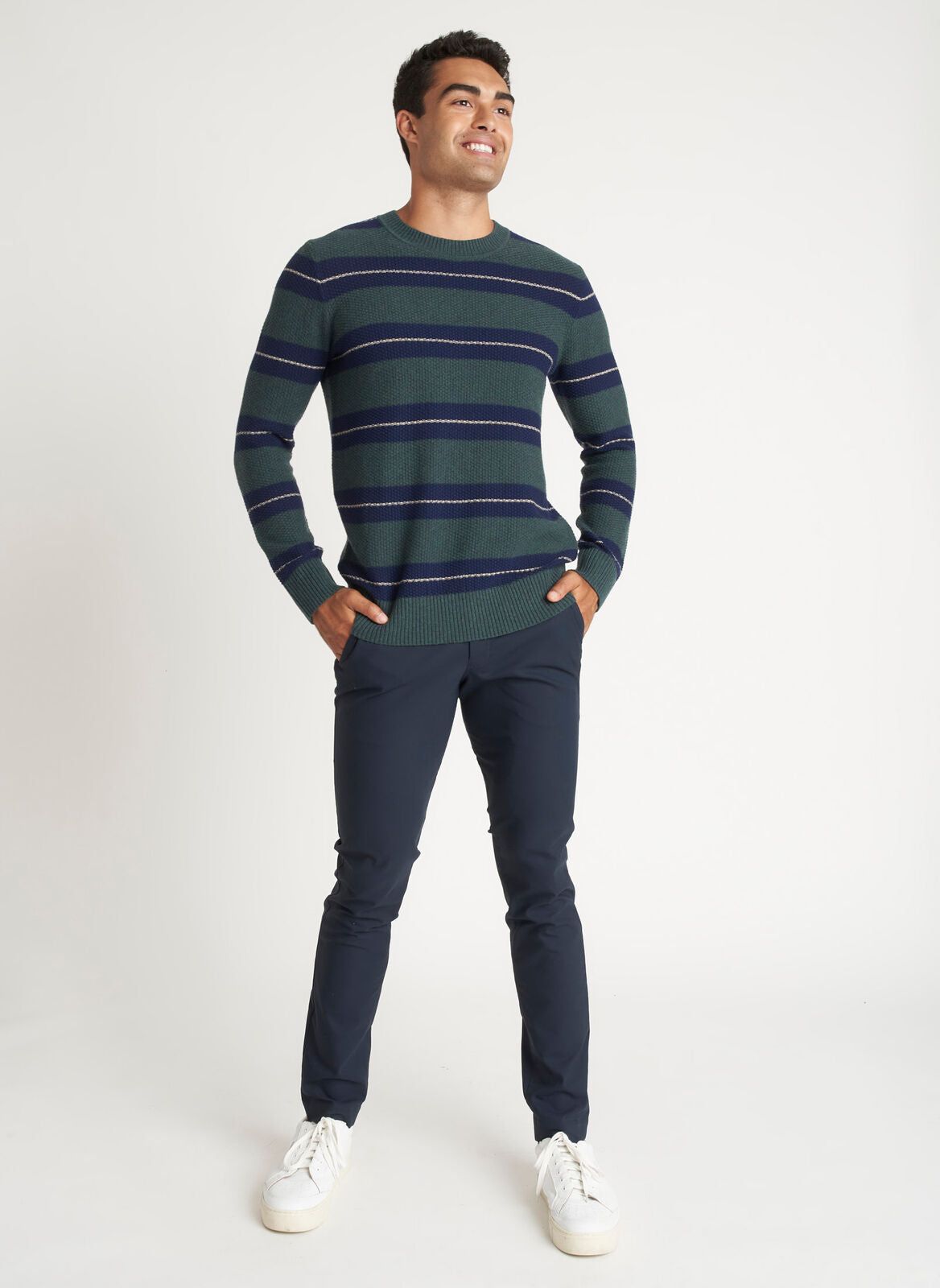 Merino Waffle Striped Sweater sold by Kit and Ace product image thumbnail 8