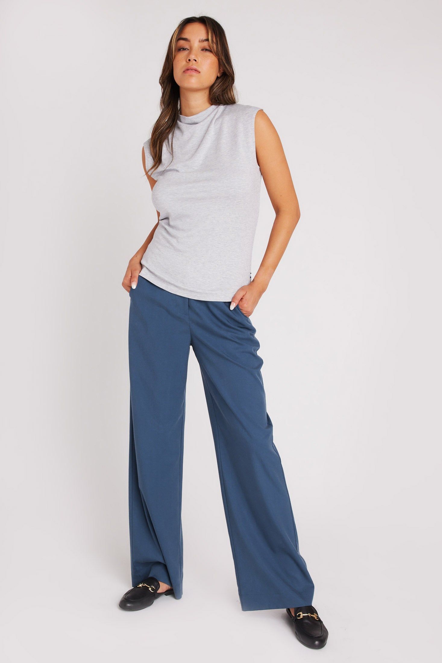 Belmont Brushed Sleeveless Top sold by Kit and Ace product image thumbnail 5