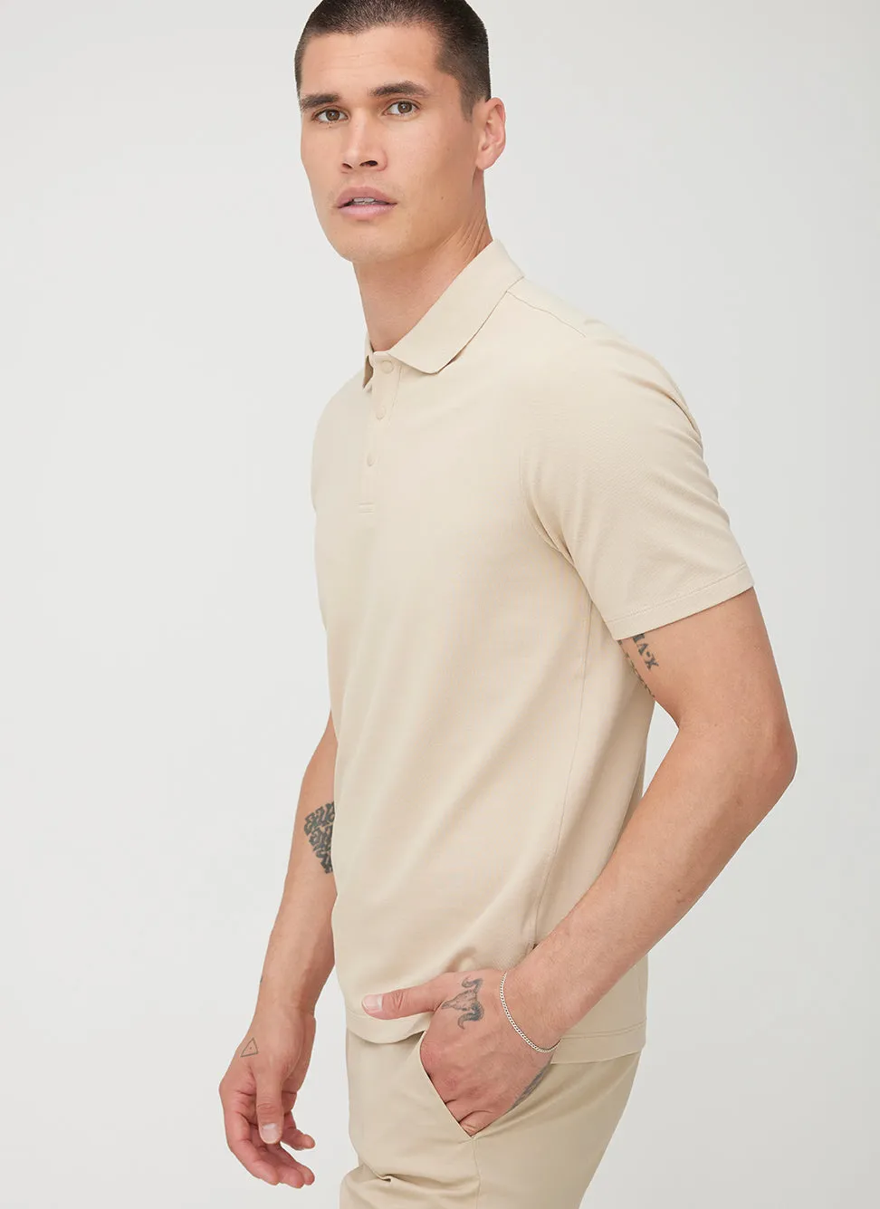 Tech Cotton Polo sold by Kit and Ace product image thumbnail 2