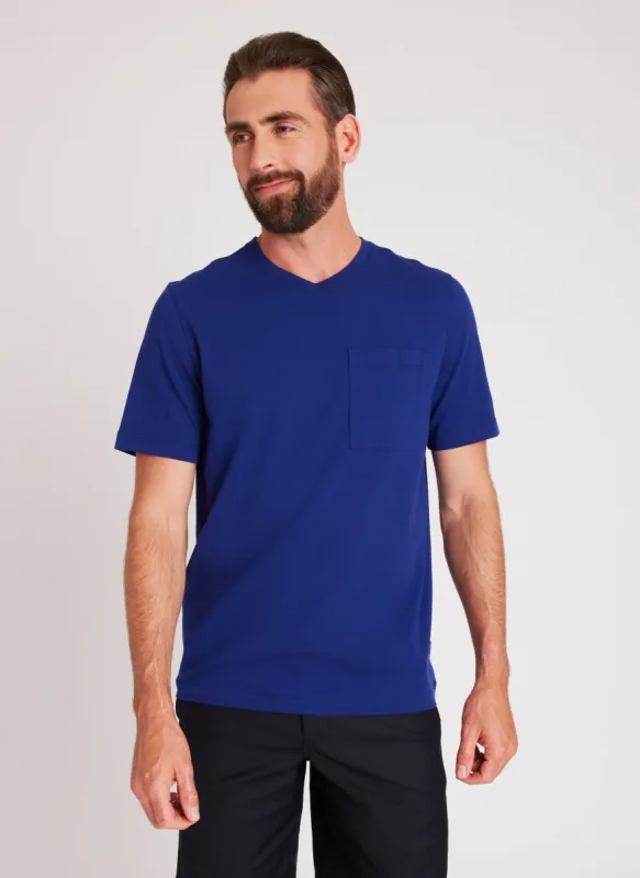 Hemlock Short Sleeve V-Neck Tee made by Kit and Ace