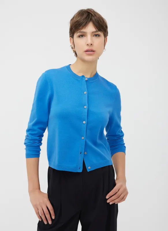 Nolita Cropped Fitted Cardigan sold by Kit and Ace