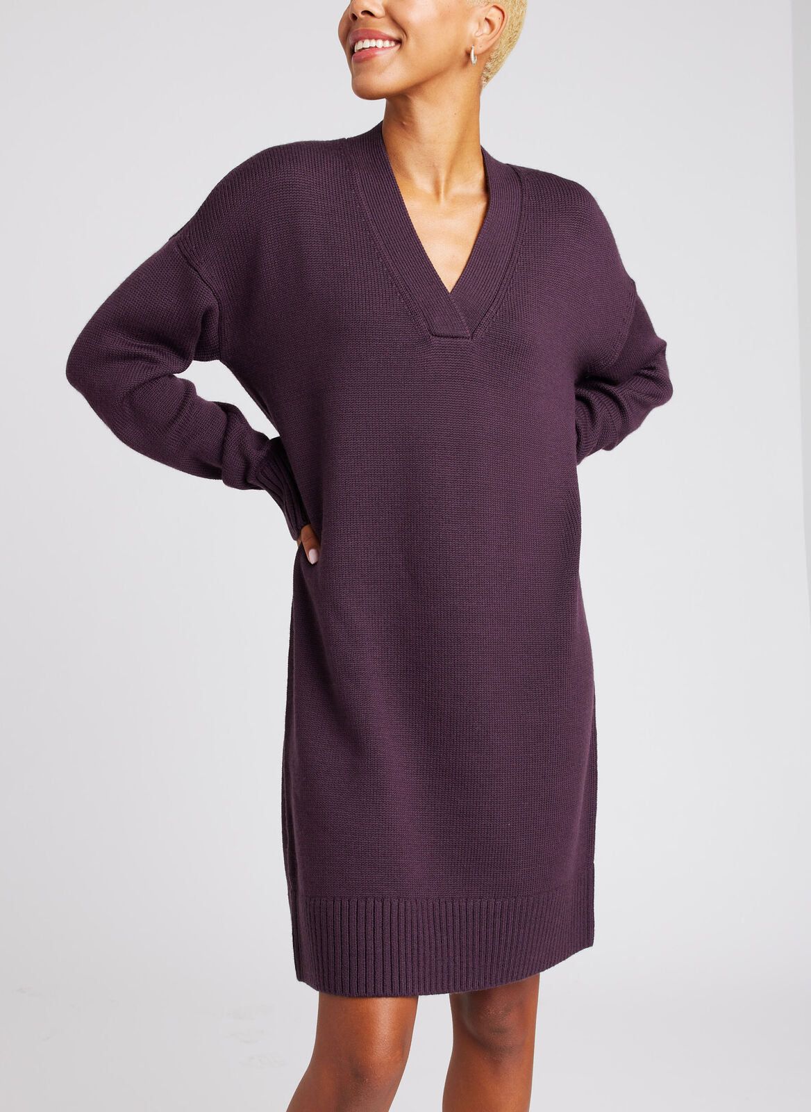 Chunky Merino Sweater Dress sold by Kit and Ace product image thumbnail 13