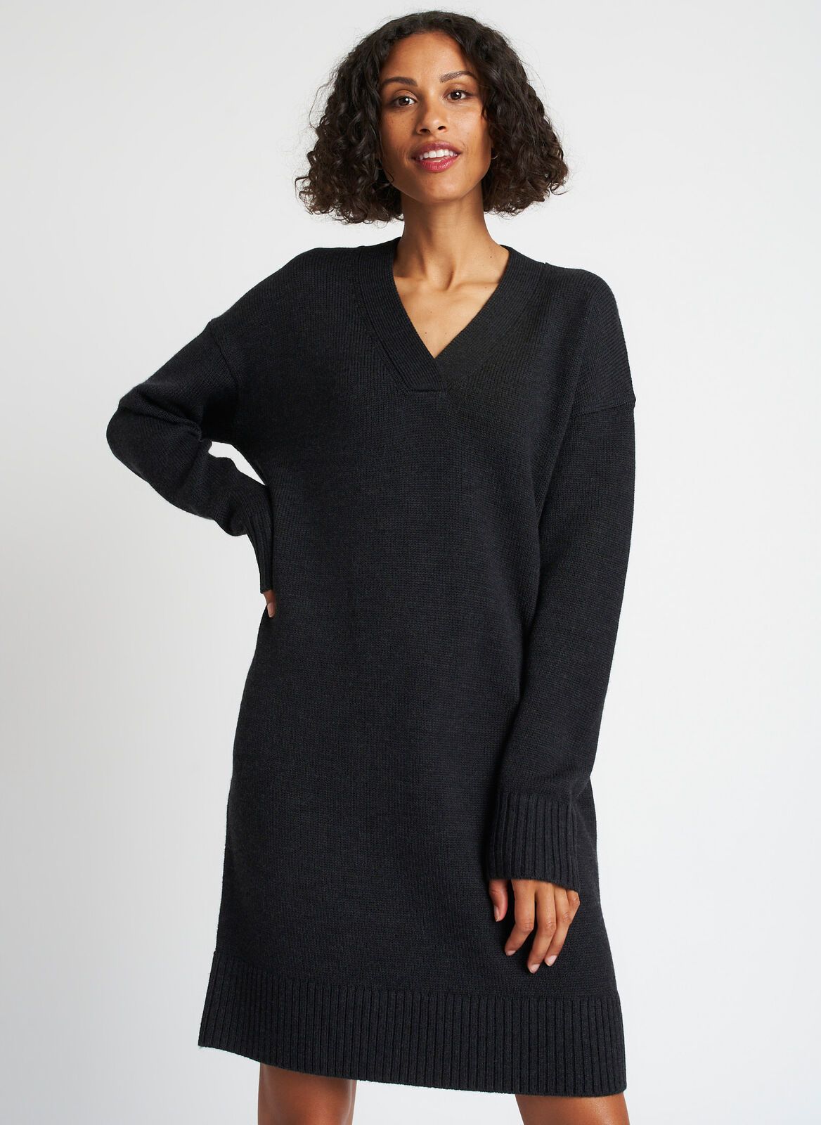 Chunky Merino Sweater Dress sold by Kit and Ace product image thumbnail 5
