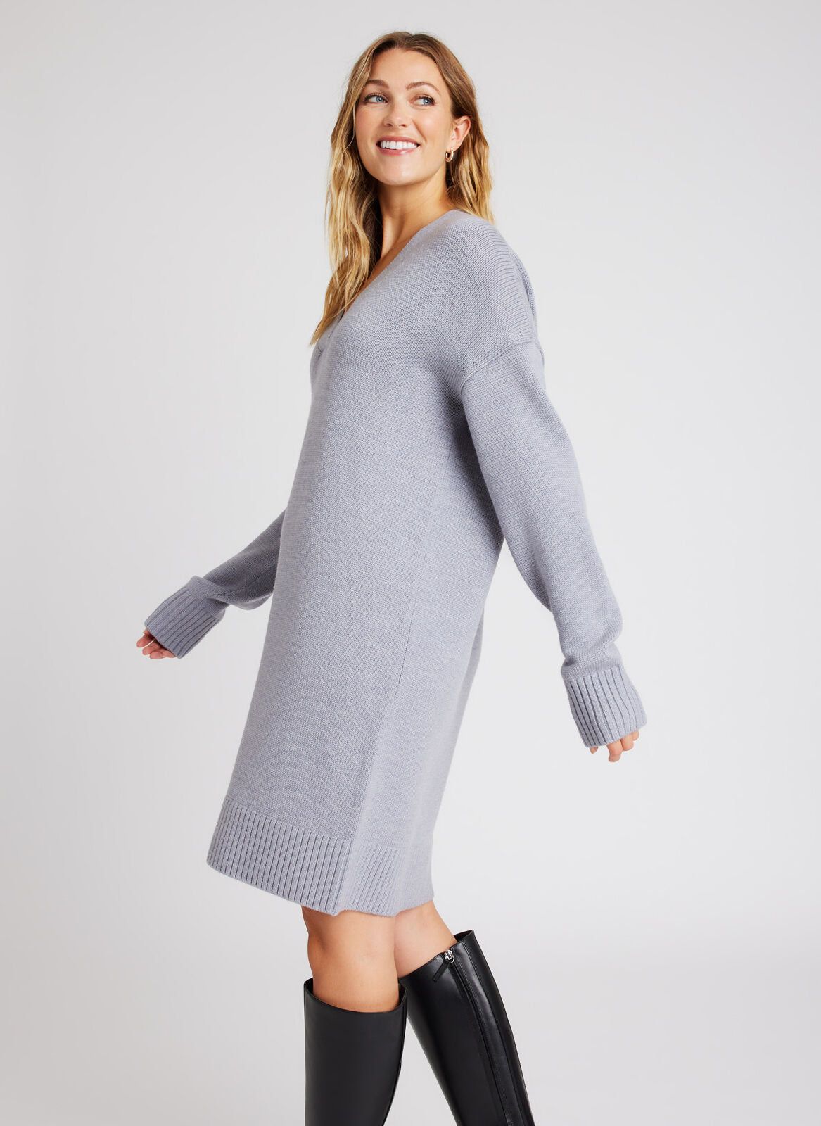 Chunky Merino Sweater Dress sold by Kit and Ace product image thumbnail 18
