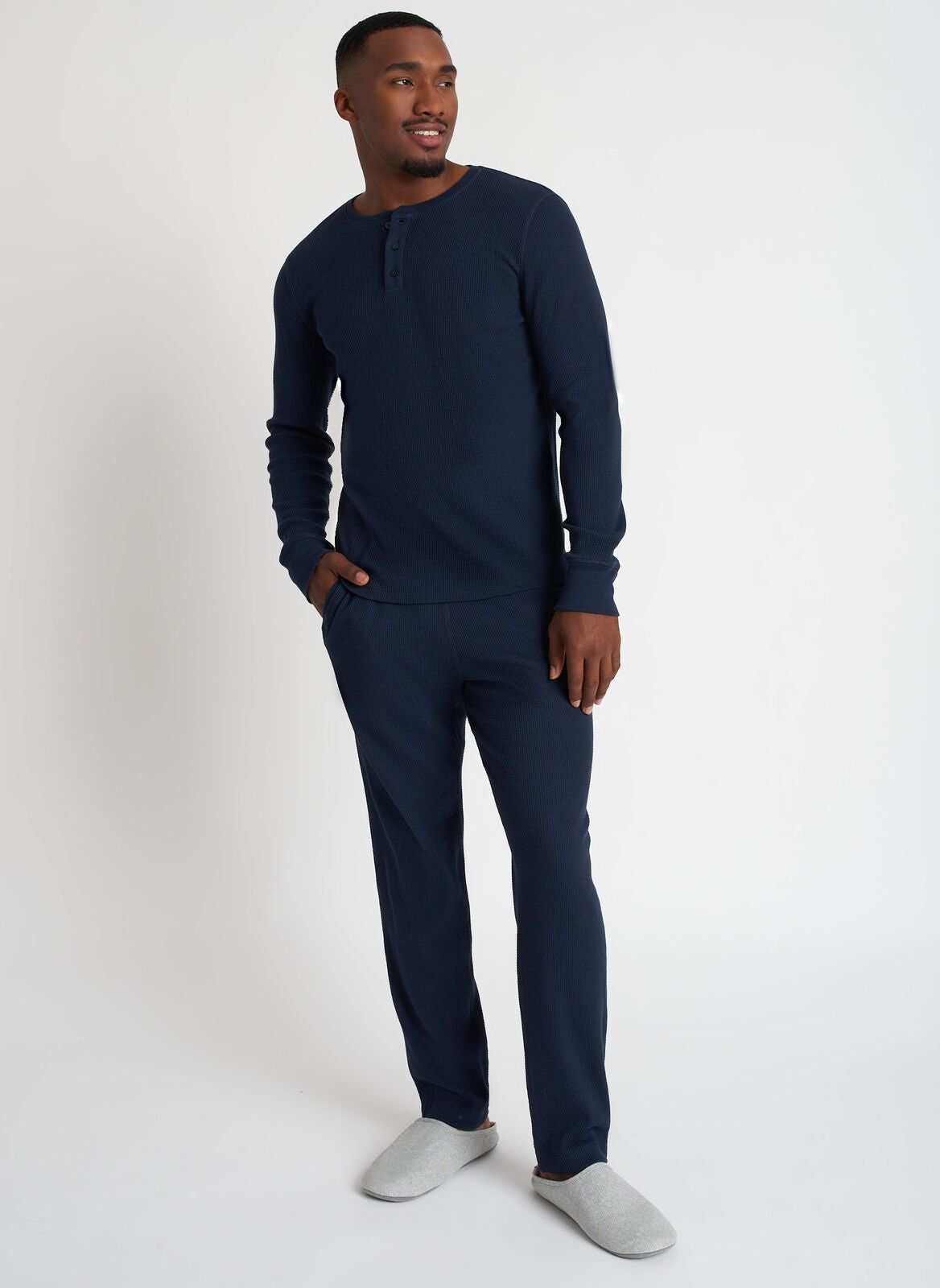 Aurora Waffle Henley Tee sold by Kit and Ace product image thumbnail 4