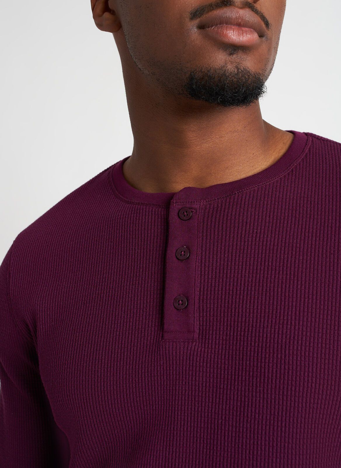 Aurora Waffle Henley Tee sold by Kit and Ace product image thumbnail 8