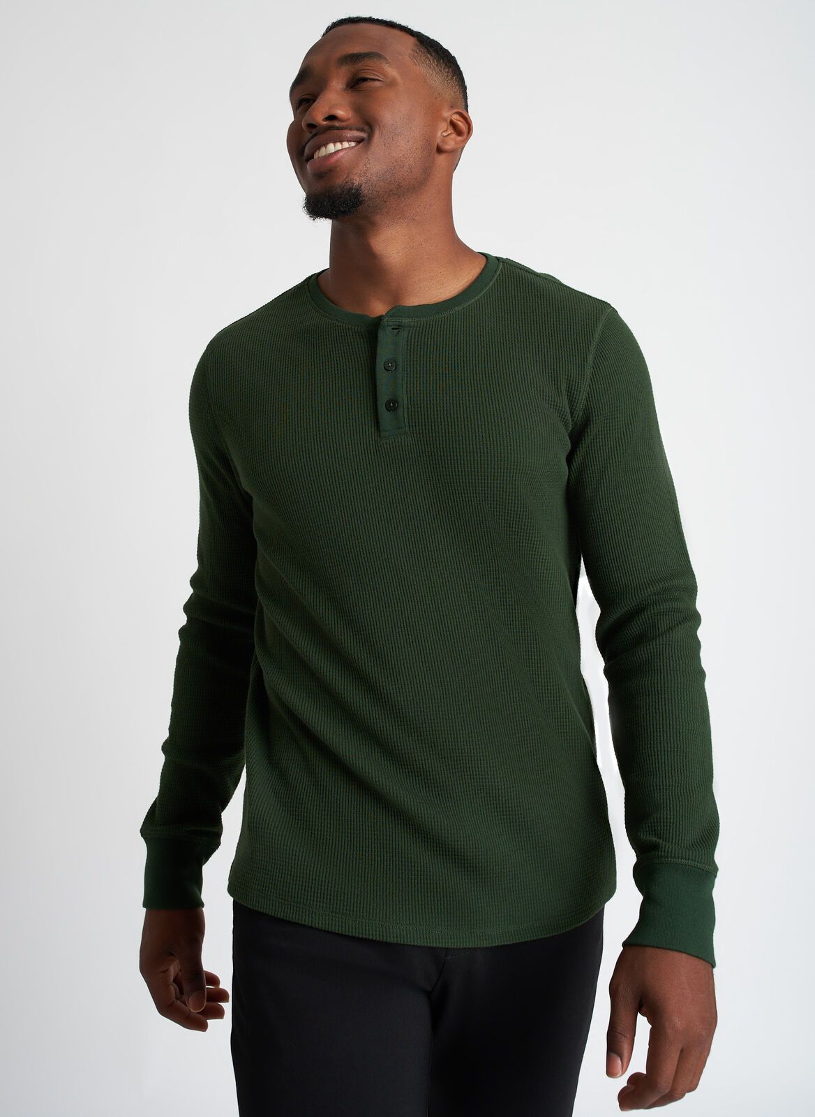 Aurora Waffle Henley Tee sold by Kit and Ace product image thumbnail 9