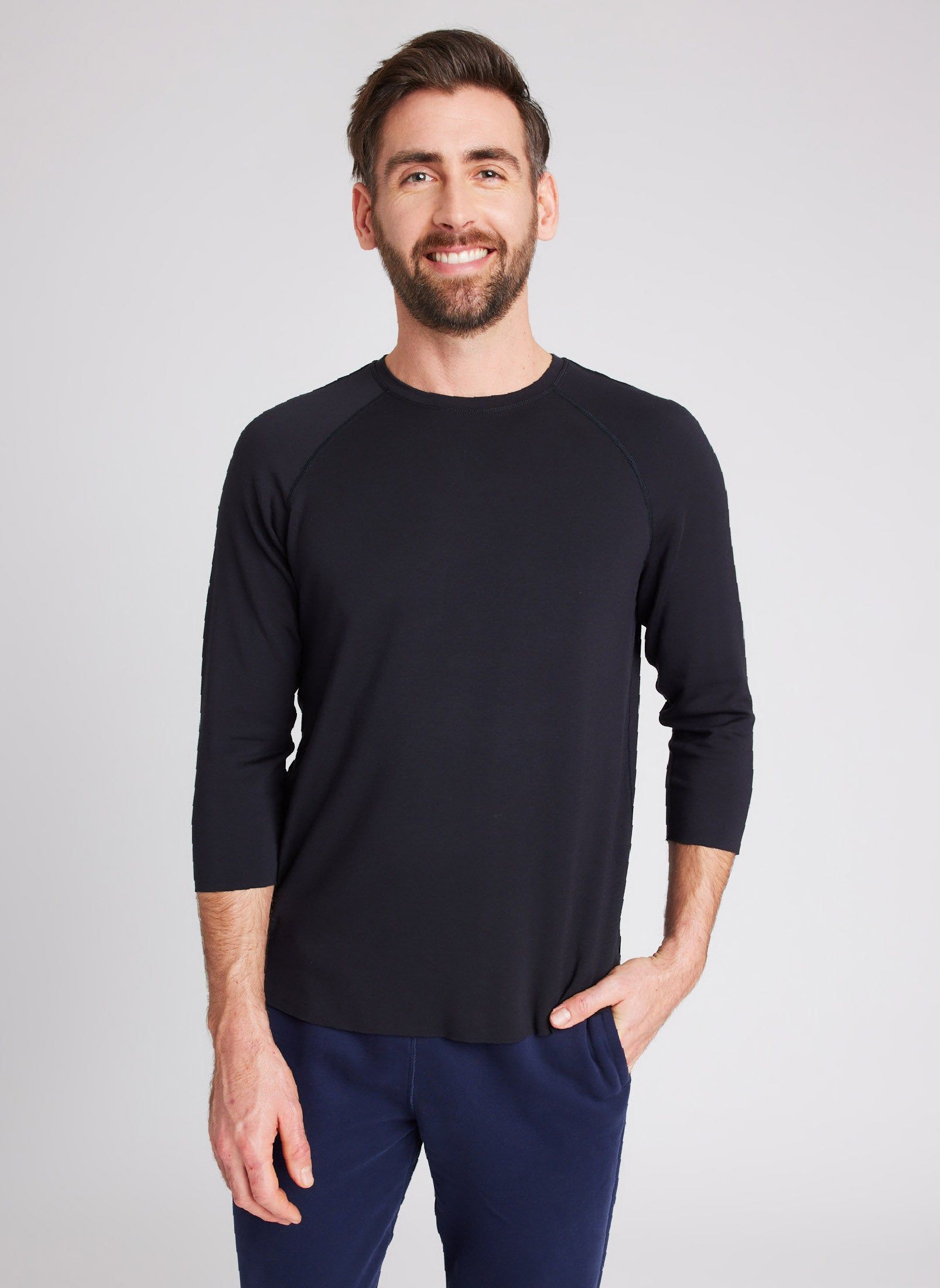 Brushed Raglan Tee sold by Kit and Ace