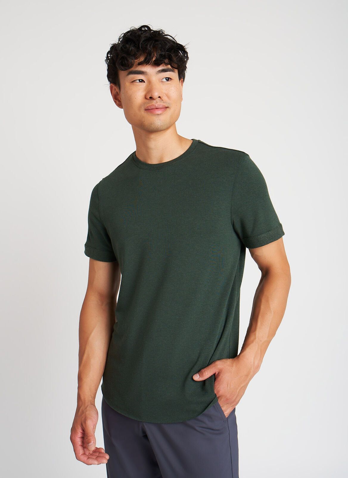 Brushed Crewneck Tee sold by Kit and Ace product image thumbnail 30