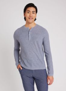 Cruising Henley Sweater sold by Kit and Ace