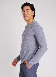 Cruising Henley Sweater sold by Kit and Ace