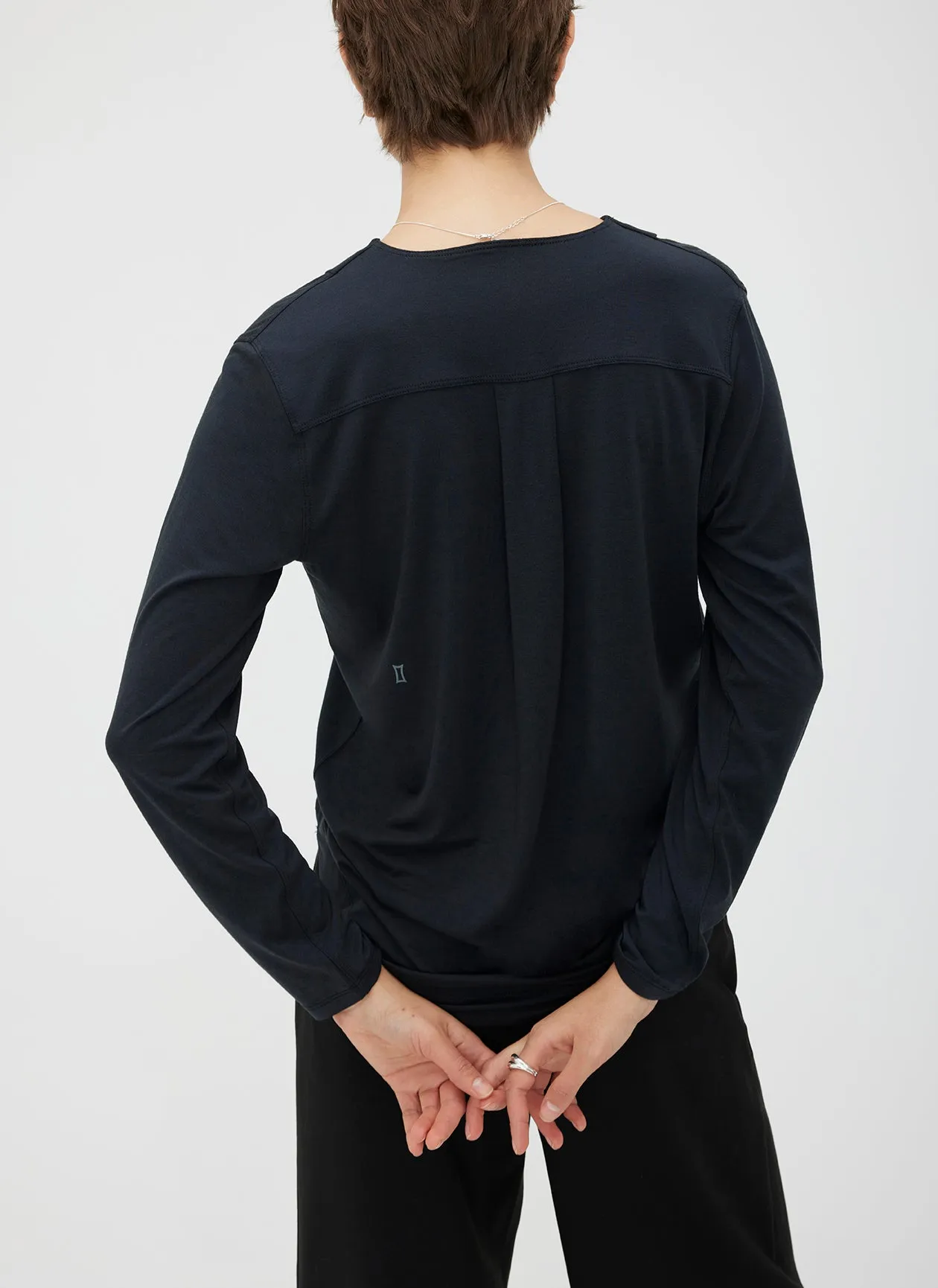 At Ease Long Sleeve Blouse sold by Kit and Ace product image thumbnail 3