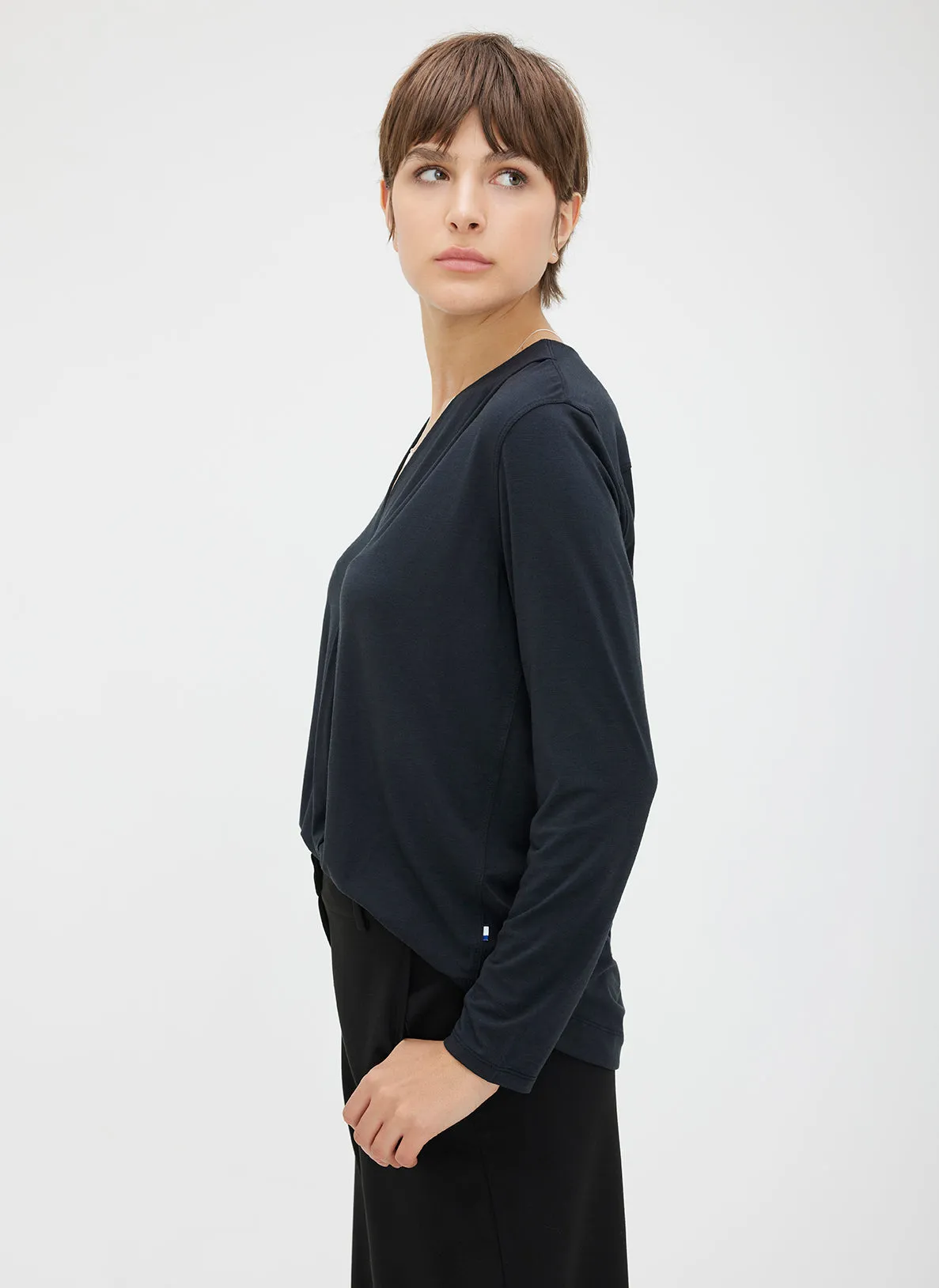 At Ease Long Sleeve Blouse sold by Kit and Ace product image thumbnail 2